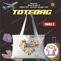 Gambar TOTEBAG THAILAND BANGKOK BANYAK MODEL - TAS OLEH-OLEH THAILAND BATCH 2 - Model 1 dari mafashionjkt undefined 2 Tokopedia