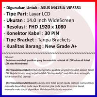 Gambar LCD Untuk ASUS VIVOBOOK M413IA-VIPS351 FHD 1920x1080 14" 30 Pin dari TokoSoegihMakmur undefined 2 Tokopedia
