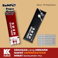 Gambar CUSTOM SENDOK STERIL / CUSTOM CUTLERY SET / CUSTOM SENDOK PLASTIK@1000 - SENDOK HITAM dari kakai.talk undefined 4 Tokopedia
