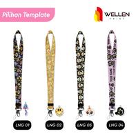 Gambar WELLEN PRINT – Cetak Lanyard Aesthetic 2 Sisi Custom / Print Tali HP - LNG 01, L = 40x2 cm dari WELLEN PRINT OFFICIAL undefined 4 Tokopedia