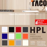 Gambar Taco HPL 001 - 014 AA Solid Series Pelapis Furniture Laminate - Porcelain White dari Trijaya Abadi Hardware undefined 1 Tokopedia