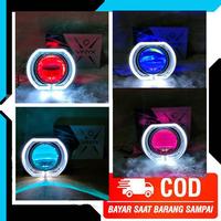 Gambar LAMPU DEPAN BILED MT 25 PAKET LENGKAP PROJIE BILED SUPER TERANG - Biru, AES WST GEN 2 dari BMV MOTOR undefined 4 Tokopedia