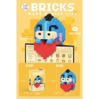 Gambar Nano Block Lucu Karakter Kartun Mainan Balok Susun Mainan Anak - Lotso dari Poppy’s Studio undefined 4 Tokopedia