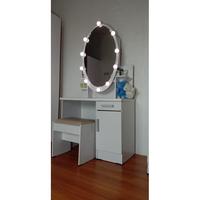 Gambar Meja Rias Modern Minimalis Fast Furniture Terbaik Terlaris Eksklusif - MR1878, Rakit dari aL-Malik48 undefined 3 Tokopedia