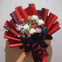 Gambar bouquet flower/buket bunga/buket bunga artificial/uky craft/kado - S dari Uly Craft undefined 1 Tokopedia