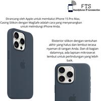 Gambar Apple Iphone 15 Pro Max Silicone Case With Magsafe - Original ibox - Orange dari FTS Fts Store undefined 2 Tokopedia