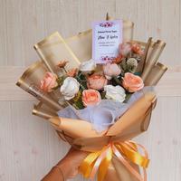Gambar bouquet flower/buket bunga/buket bunga artificial/uky craft/kado - S dari Uly Craft undefined 5 Tokopedia