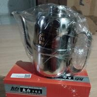 Gambar teko leher angsa v60 kopi kettle stainless ketel dari Cemilan Cibubur undefined 2 Tokopedia
