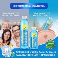 Gambar Mouthwash Fresh Cairan Kumur Bau Mulut Pembersih Pewangi Nafas Segar - Mint 100ml dari Alonealon Shop undefined 2 Tokopedia