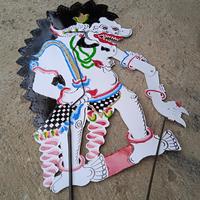 Gambar WAYANG BUTO AMRAL PUTIH BUTO AMRAL WAYANG EDUKASI HIASAN DINDING 75 cm dari sultanmiliarder undefined 4 Tokopedia