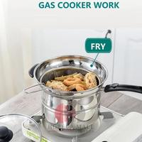 Gambar Horeca Mall - 1 Set Panci Susu Deep Fryer Goreng Kukus Steamer - PANCI + BUBBLE dari UBREAKFIX undefined 4 Tokopedia