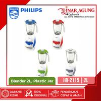 Gambar PHILIPS HR 2115 Tango Blender Plastik (2 Liter) + Packing Buble Wrap - Putih dari SINAR AGUNG ELEKTRONIK_NEW undefined 1 Tokopedia