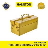 Gambar Hasston Tool Box 2 Susun / Kotak Perkakas Besi (4482-035) dari Hasston Tools undefined 2 Tokopedia