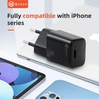 Gambar MIXIO MC-01 USB-C 20W Power Adapter Charger for iPhone & Android - MC-01 BLACK dari MIXIO undefined 5 Tokopedia