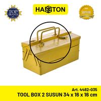 Gambar Hasston Tool Box 2 Susun / Kotak Perkakas Besi (4482-035) dari Hasston Tools undefined 3 Tokopedia