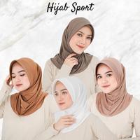 Gambar Opparel - JILBAB SPORT PED - Hijab Volley Kerudung Voli Olahraga Sport - Mocca dari Alimama_NEW undefined 1 Tokopedia