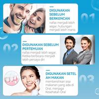 Gambar Mouthwash Fresh Cairan Kumur Bau Mulut Pembersih Pewangi Nafas Segar - Mint 100ml dari Alonealon Shop undefined 4 Tokopedia