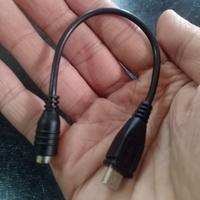 Gambar sambungan kabel dc female to micro USB 3.5mmx 1.35mm adaptor charger dari Grosircc undefined 3 Tokopedia