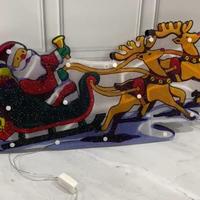 Gambar Papan Dekorasi Lampu Karakter LED Kereta Rusa dan Santa Claus 6261-5 dari Gudang Royal_NEW undefined 4 Tokopedia