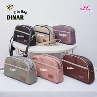 Gambar TAS SLEMPANG WANITA/DUA TALI/SLING BAG DINAR BY RATU BILQIS - krem dari Mumtaz House undefined 1 Tokopedia