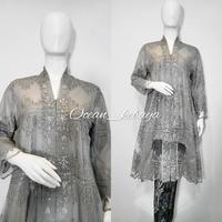 Gambar kebaya kartini rinjani tulle payet terlaris - Ice blue, Atasan saja M dari SUBUR MMR undefined 3 Tokopedia