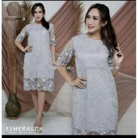 Gambar Dress Esmeralda Tille/Dress Pesta Rosegold/Dress Natal/Fashion Wanita - GOLD, M dari TANAH ABANG COLECTION undefined 4 Tokopedia