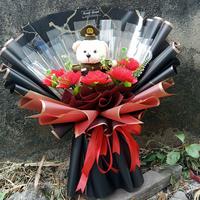 Gambar buket boneka profesi/ boneka TNI/ polisi dan uang 10 slot KOSONGAN - Hitam, polisi dari ALMAGIFT BUKET undefined 3 Tokopedia