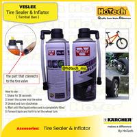 Gambar VESLEE Tire Sealer & Inflator 450ml - Cairan Tambal Ban Tubeless Bocor untuk Sepeda Motor Mobil Velg 16 Inch Lem Tidak Merusak Ban Kendaraan dari HotechHardwareShop undefined 1 Tokopedia