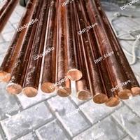Gambar grounding rod stick rod 1/2in atau 12,5mm asli tembaga full - 1,5 Meter dari RJE Electric undefined 2 Tokopedia