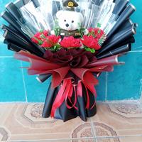 Gambar buket boneka profesi/ boneka TNI/ polisi dan uang 10 slot KOSONGAN - Hitam, polisi dari ALMAGIFT BUKET undefined 4 Tokopedia