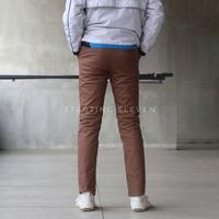 Gambar Celana Chino Panjang Pria Slim Fit Cinos Hitam - Hijau Army, 33 dari strelvn undefined 3 Tokopedia