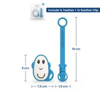 Gambar Matchstick Monkey - Flat Face & Soother Clip - Green dari Matchstick Monkey Indonesia undefined 2 Tokopedia