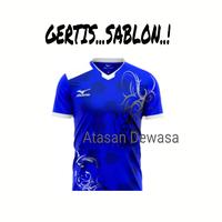 Gambar jersey volly geratis sablon Nama baju atasan bola futsal pria dewasa - Merah, L dari NoahSport20 undefined 4 Tokopedia