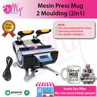 Gambar Mesin Press Mug Twin / Mesin Press Mug 2in1 / Mesin Cetak Mug 2 Moulding - PRESS MUG 2IN1 dari Silky Digital Sablon undefined 1 Tokopedia