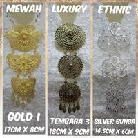 Gambar Bros kebaya susun 3 kutu baru Good quality - Small Gold, jumbo size dari Winnie Collection undefined 2 Tokopedia
