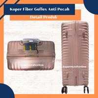 Gambar Koper Fiber 20 inch Polo Sonic Goflex Anti Pecah Cabin Size TSA lock - Rose Gold dari Votrevalise Shop undefined 4 Tokopedia