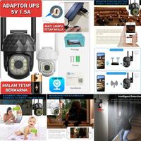 Gambar V380 PRO IP CAMERA UPS WATERPROOF SUPER MINI OUTDOOR CCTV 3MP FULL HD - Putih, +MEMORY 64GB dari Techno Cam undefined 1 Tokopedia