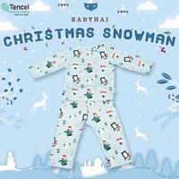 Gambar Babyhai Stelan Panjang Tencel | Baju Natal Anak - Christmas Tree, S dari Zaina Co undefined 5 Tokopedia