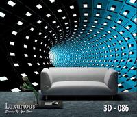 Gambar Wallpaper Custom 3D Kotak hitam putih 3D Wallpaper - 3D 082, Banner dari DWS Wallpaper undefined 2 Tokopedia
