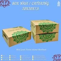 Gambar Dus 20X20 Box Catering Dus Nasi Motif Teratai (B5K39) Terbaru dari CV PUTRA BINTANG undefined 1 Tokopedia