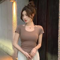 Gambar BAJU WANITA MODEL CROP MOTIF POLOS STYLE FASHION ATSAN KEKINIAN 1413 - Ungu, XXL dari WEAR MY undefined 2 Tokopedia