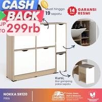 Gambar Nokka Noka Sr120 Sr 120 Nokkasr120 Nokasr120 Rak Sepatu Dengan Kursi dari banterjstore undefined 1 Tokopedia