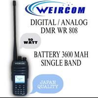 Gambar HT WEIRCOM WR 808 DMR DIGITAL ANALOG SINGELBAND VHF 136-174MHZ 10WATT dari Toko Arfica Com undefined 4 Tokopedia