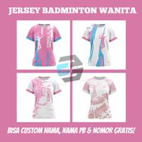 Gambar Baju Kaos Jersey Badminton Bulutangkis Women Series Wanita Full Print - 04, M dari Twoseasons Apparel undefined 1 Tokopedia