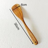 Gambar SUTIL/SPATULA/SODET TAHAN PANAS KAYU JATI - 8cm dari Alaskacu undefined 2 Tokopedia