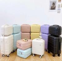 Gambar Koper Cabin Bagasi Luggage Suitcase Koper Pastle 14 16 20 Inch - Aurora Yellow, BC 14'' Only dari Planet Hobby Indonesia undefined 4 Tokopedia