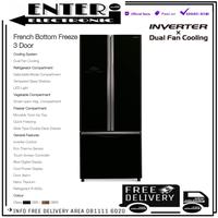Gambar HITACHI RWB56PGD9 - KULKAS MULTI DOOR 3PINTU RWB56PGD9GBK RWB56PGD9GBW - Glass Black dari Enter Electronic undefined 1 Tokopedia