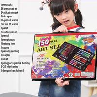 Gambar Art Set Isi 150 Pcs - Pensil Anak Warna Set Crayon Full Set Alat Lukis dari Ayo Gan Store Official undefined 2 Tokopedia