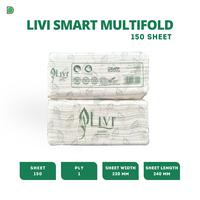 Gambar Tissue LIVI / Tisu Dapur LIVI / Tisu LIVI Multifold Smart 150's dari Delmapack undefined 4 Tokopedia
