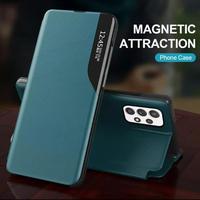Gambar Case Samsung Galaxy A72 | A32 4G |A52 Flip Leather Phone Case Magnetic - Hijau, SAM A52 dari Benny Acc undefined 1 Tokopedia